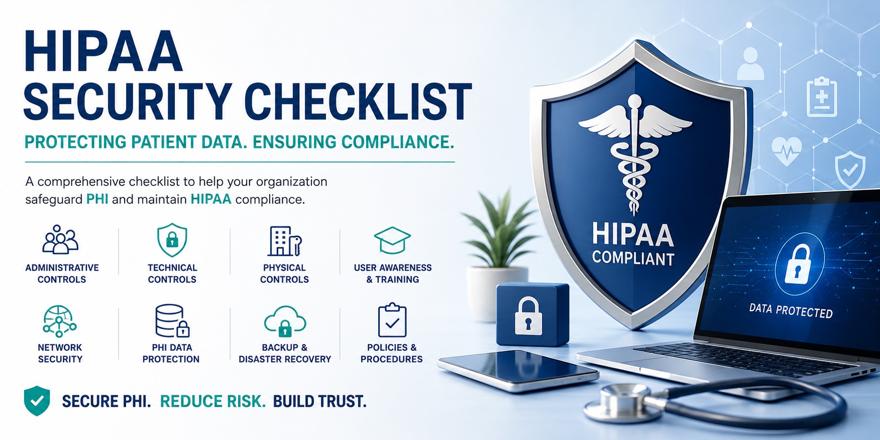 HIPAA compliance Checklist - Protect PHI information