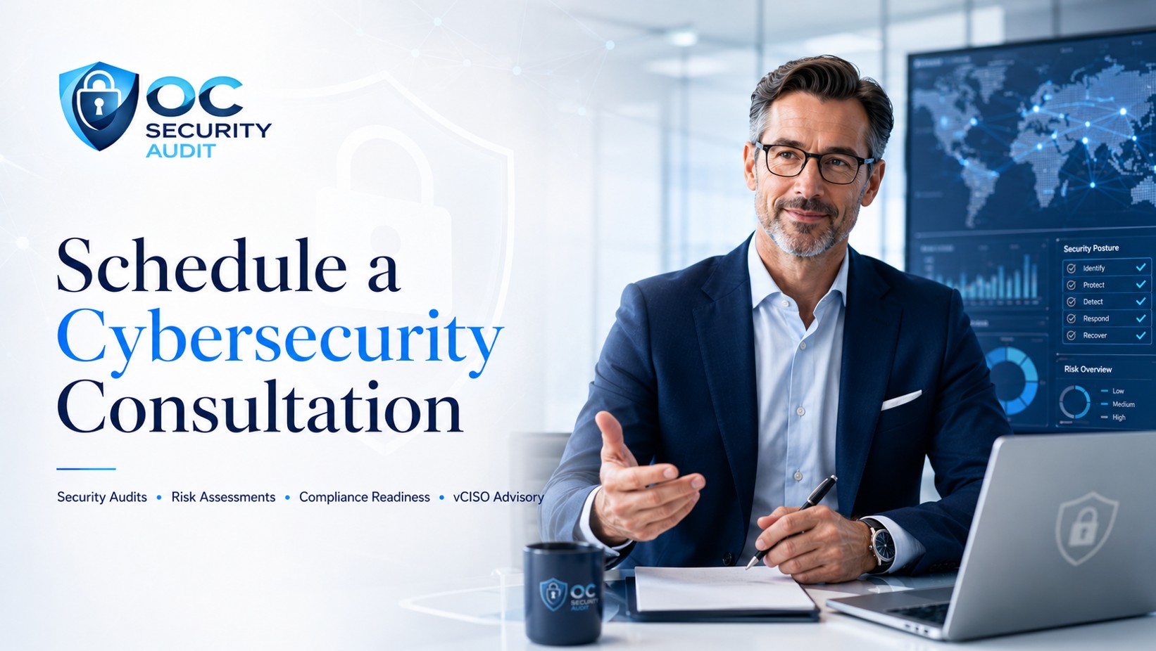 Cybersecurity consultation planning for business security and compliance readiness