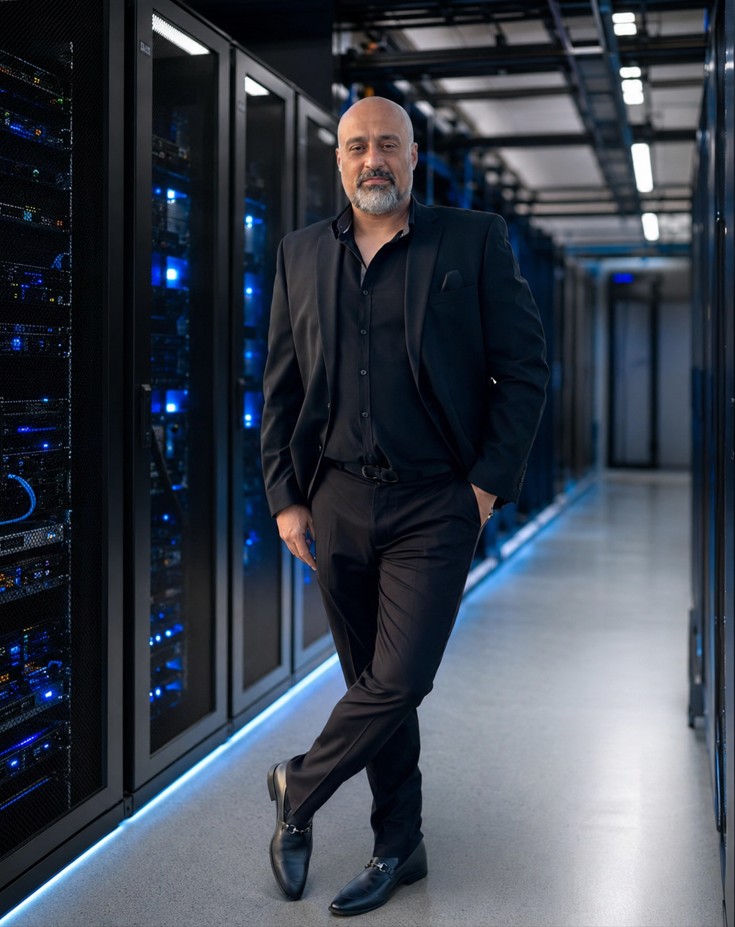 Network Firewall Security Assessment 2 Ali Hassani, CISO and cybersecurity consultant, in a professional data center