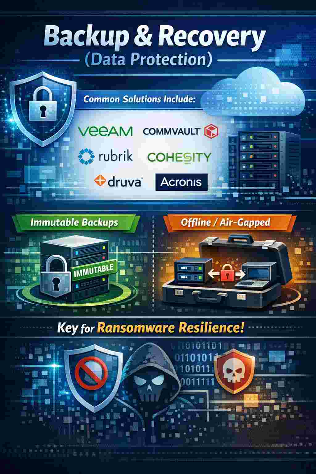 Backup and Disaster Recovery Internal Audit Assessment visual for OC Security Audit