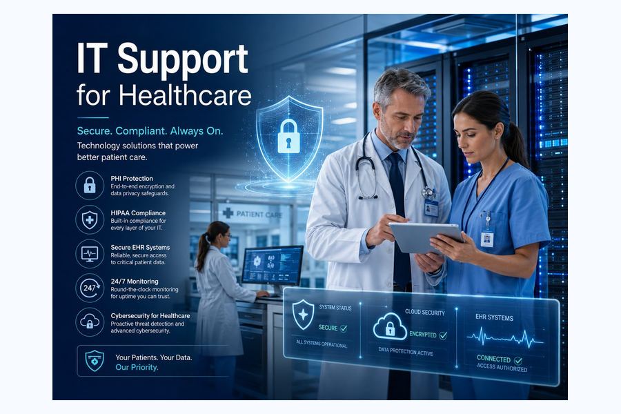 Healthcare clinic cybersecurity and HIPAA readiness