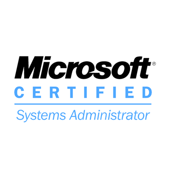 Microsoft Certified Systems Administrator certification mark