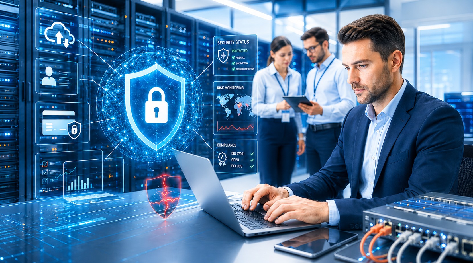 Network and data security support for Orange County businesses