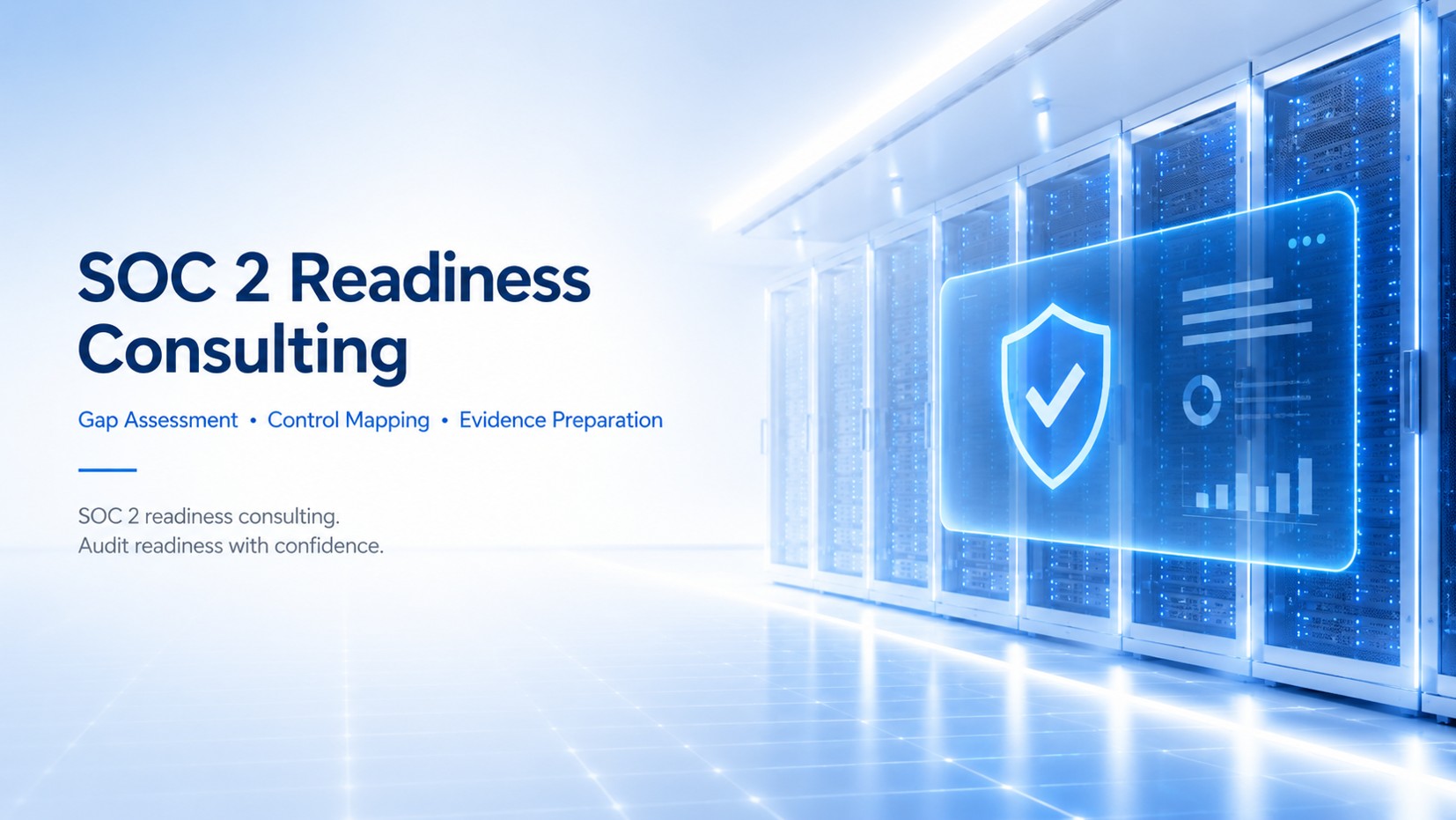 SOC 2 readiness consulting for control mapping and evidence preparation