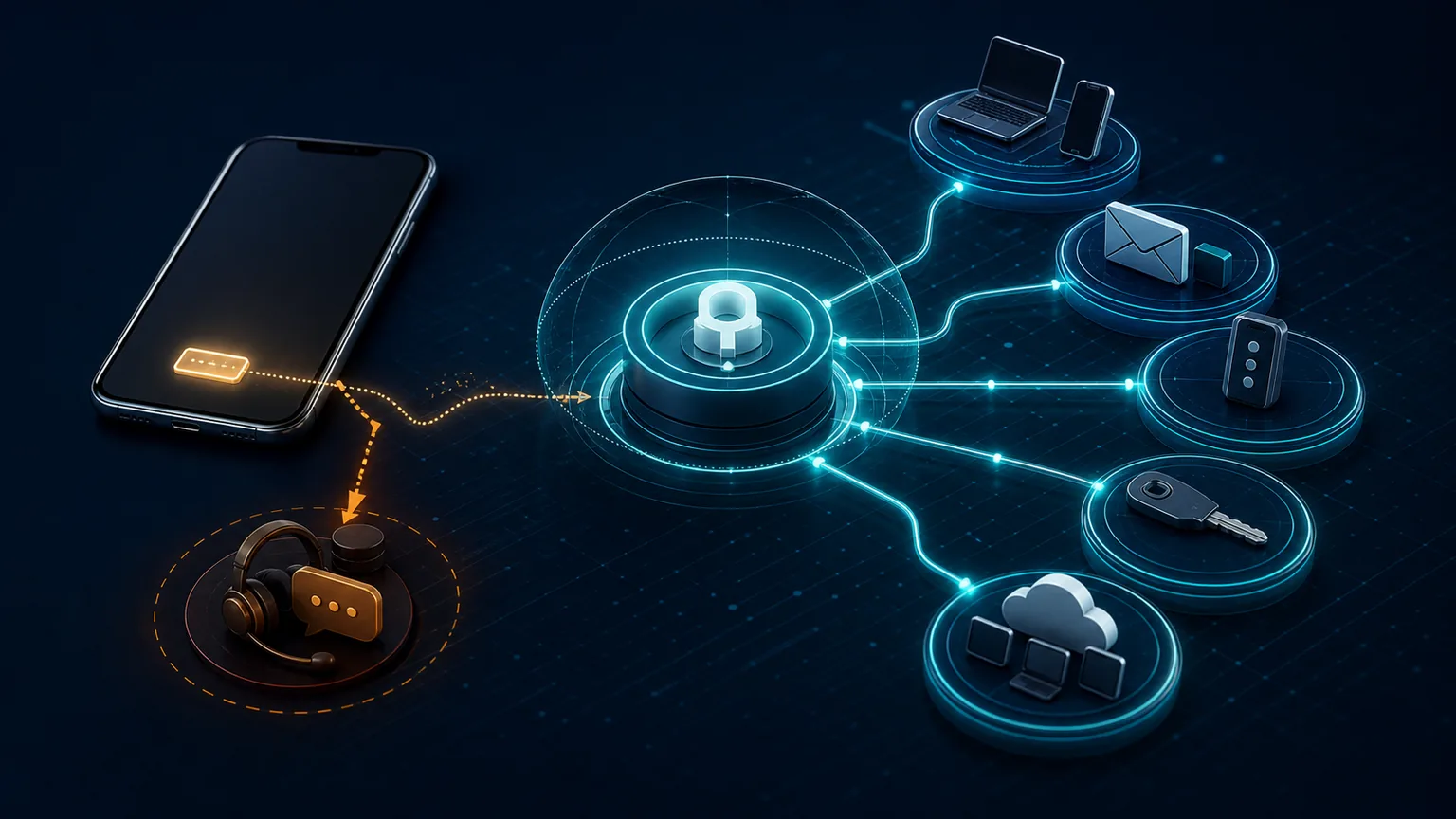Apple Account recovery path protected from phishing, stolen verification codes, unauthorized trusted devices, and fraudulent support contact