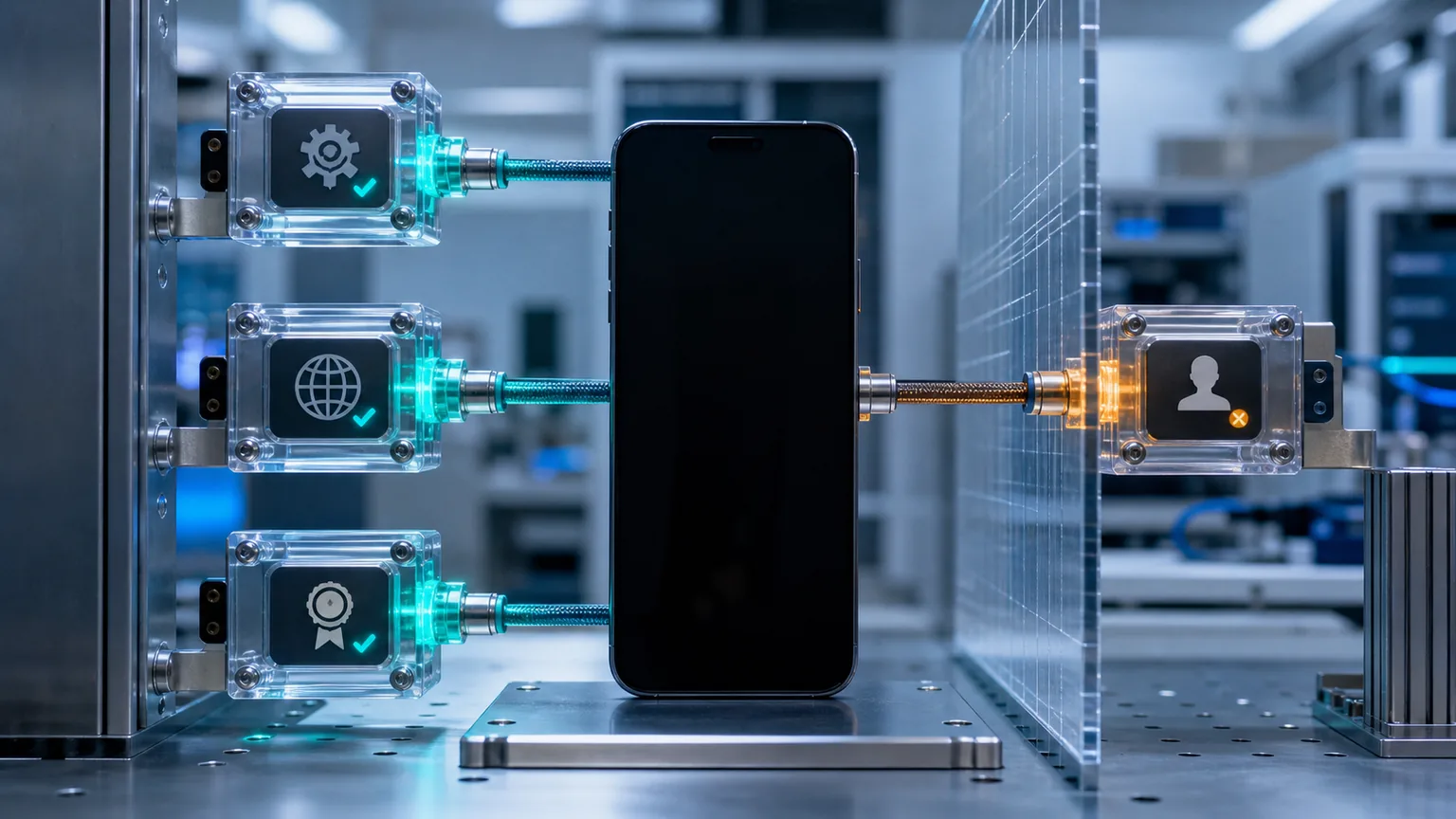 Malicious Profiles, VPNs, and Certificates on iPhone 1 iPhone configuration trust path separating approved management, business VPN, and certificate authority from an isolated unknown profile