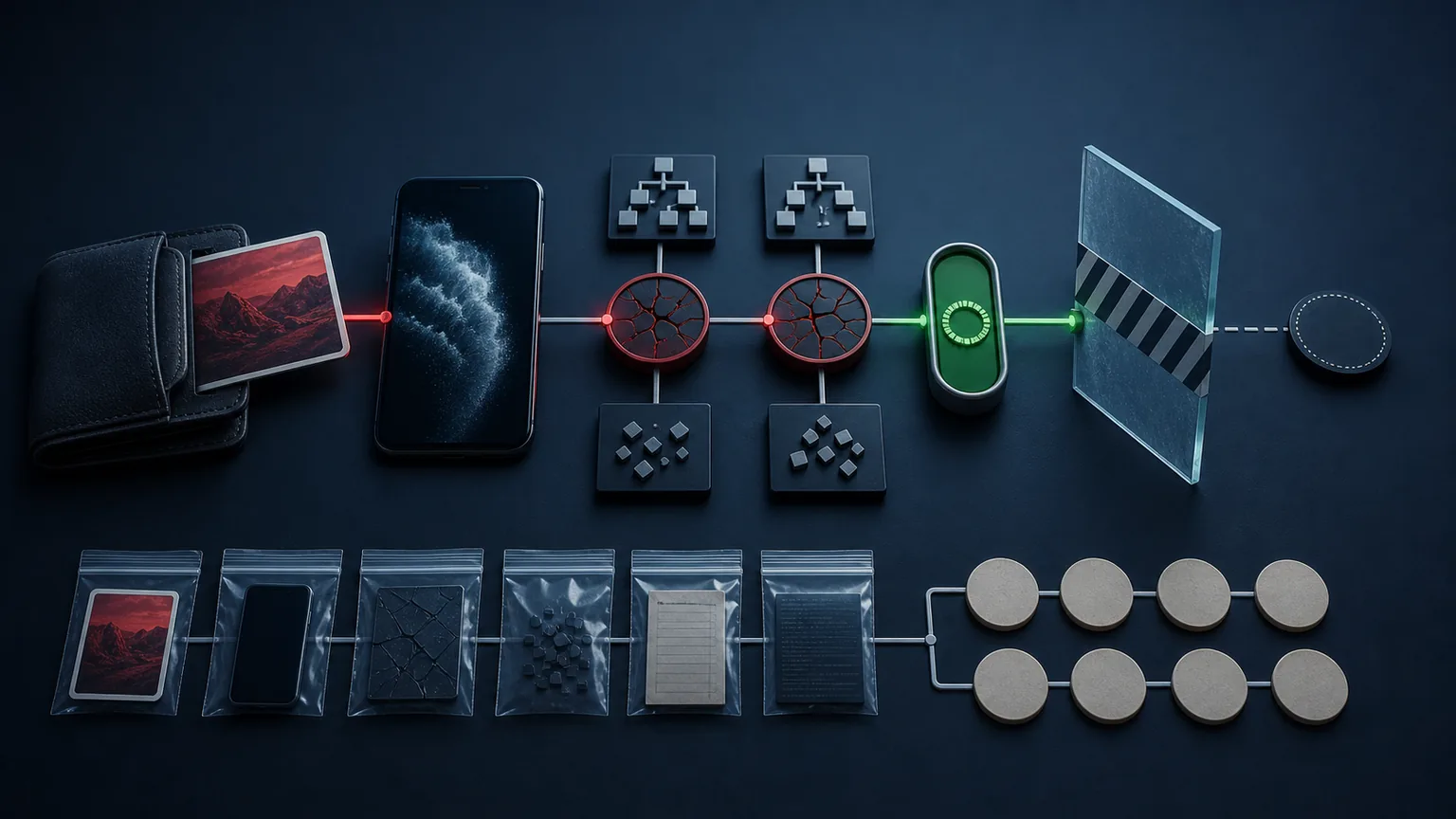 Evidence timeline connecting reported BLASTPASS delivery, two CVEs, Apple patches, Lockdown Mode assessment, and organizational response lessons