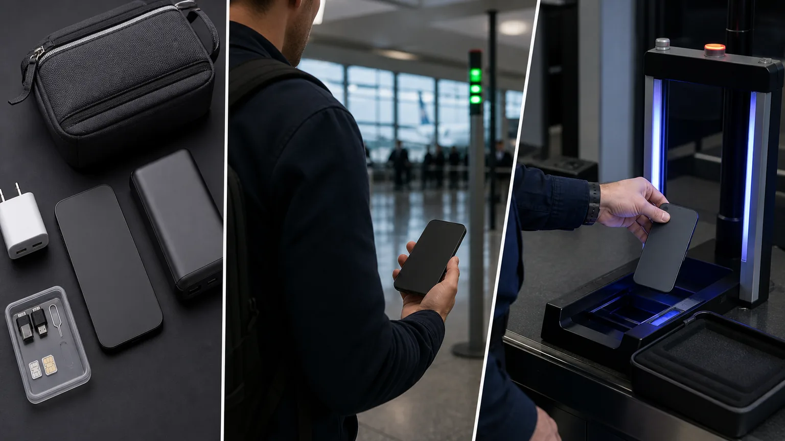 Pre-travel, active-trip, and return workflow covering secure provisioning, physical control, incident reporting, inspection, reset, and reissue