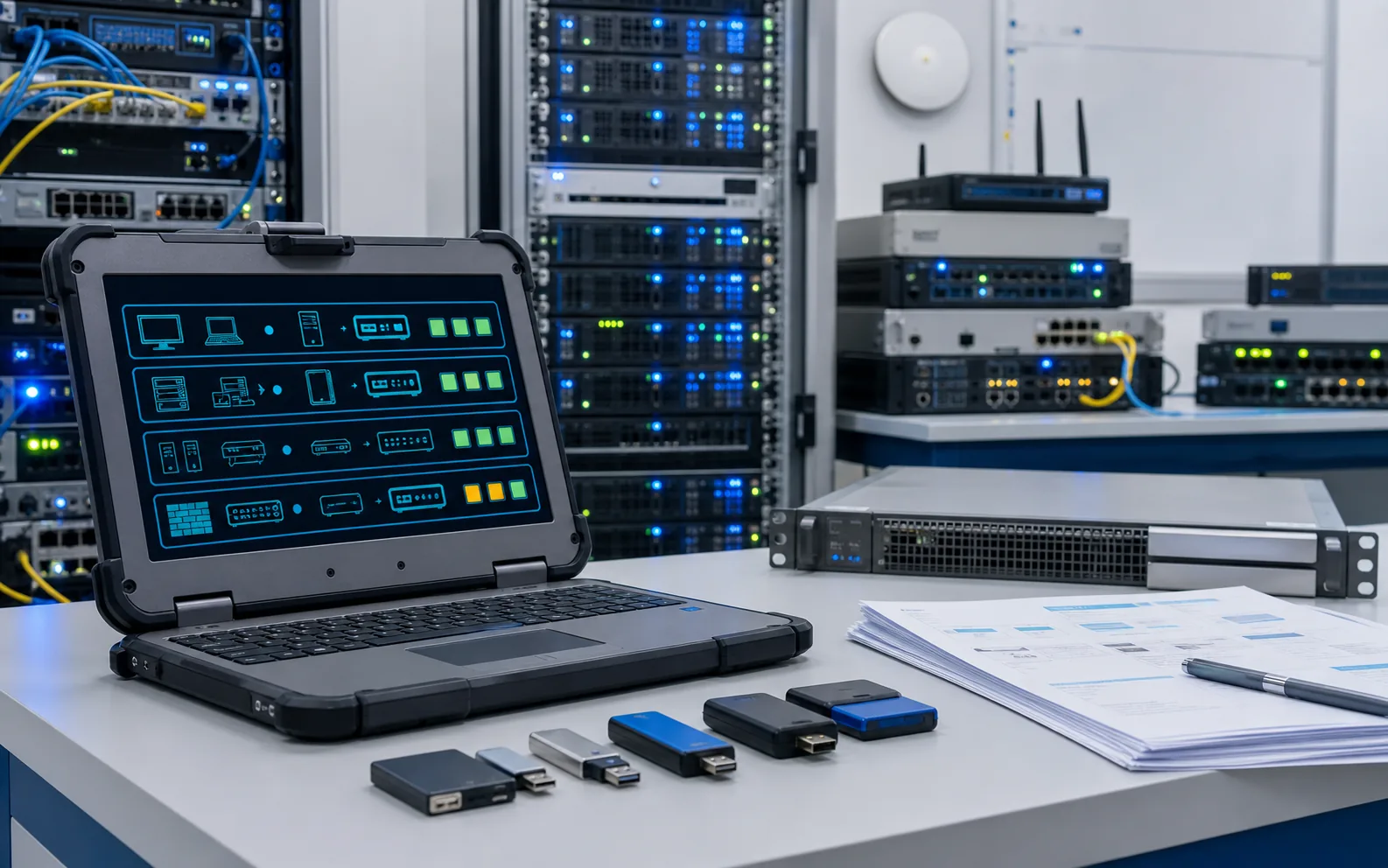 Server and network asset vulnerability validation workspace