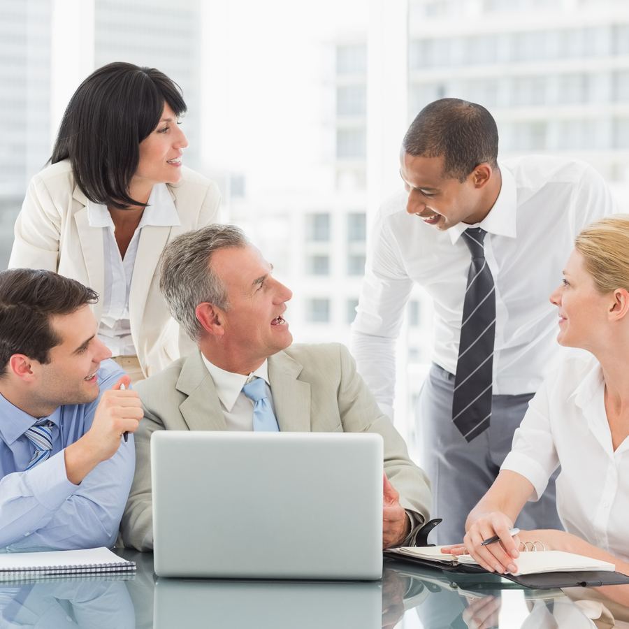 Accounting team working together, Microsoft 365 email security for CPA and tax firms