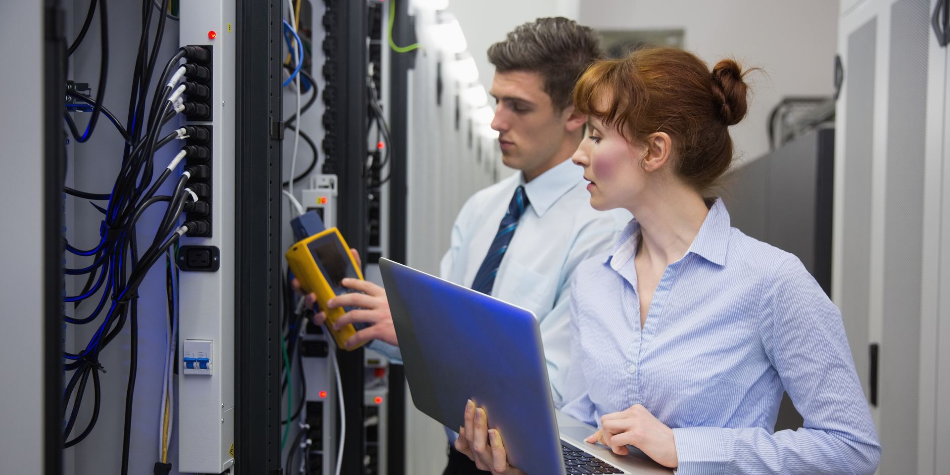 CCPA Compliance Checklist: 60 Checks for Privacy, IT and Security 1 IT team in a server room working through a CCPA compliance checklist
