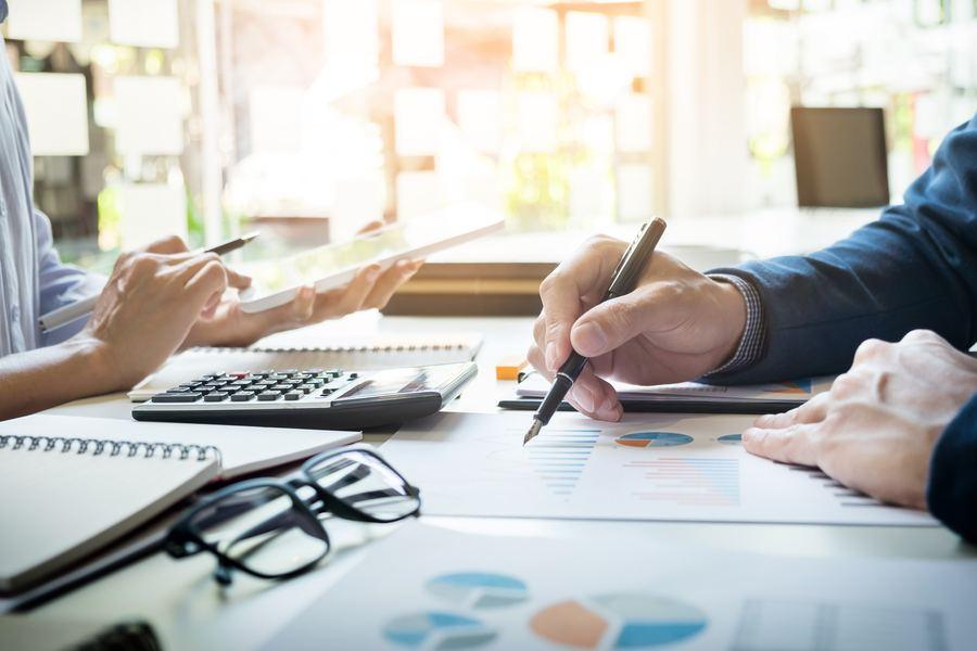 Business documents and financial reports reviewed for privacy compliance